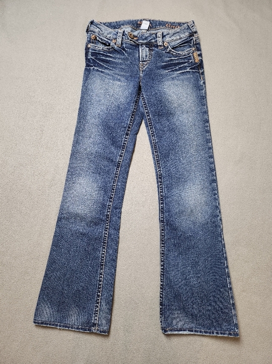 Silver Jeans Denim - Silver Jeans Women’s Low Rise Bootcut Blue Denim Jeans Sz 27